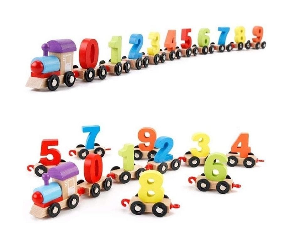 123 wooden train uploaded by Kalas colection on 10/3/2020