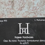 Business logo of Hajees Hardwares based out of Kanyakumari