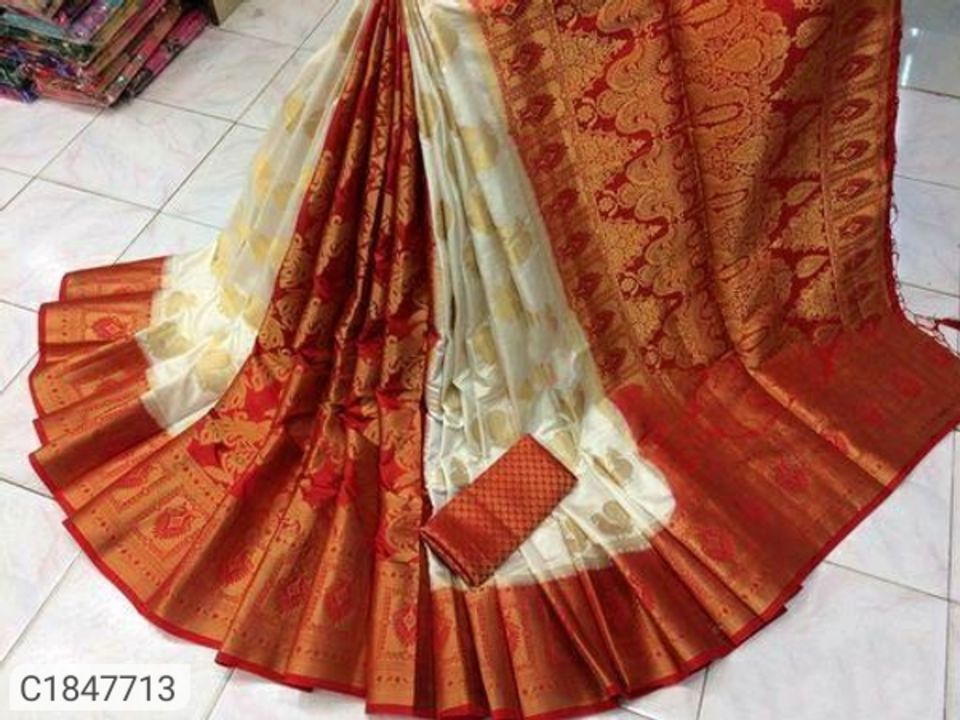 Kanjivaram silk saree uploaded by Reselling on 1/22/2022