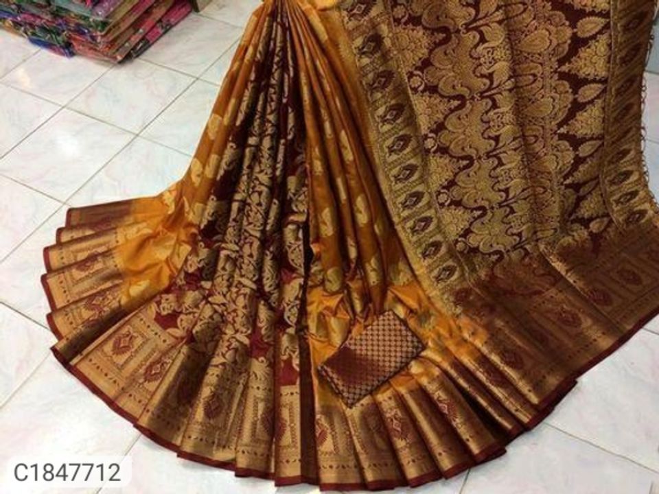 Kanjivaram silk saree uploaded by business on 1/22/2022