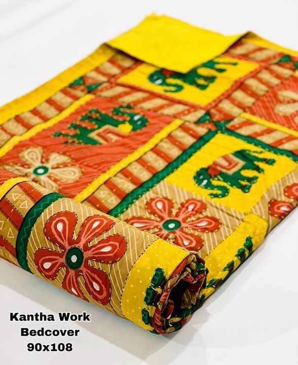 Katha bedcover  uploaded by Dikrati traders on 1/22/2022