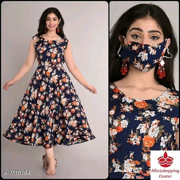Trendy Fabulous Women Dresses

Fabric: American Crepe
Sleeve Length: Sleeveless
Pattern: Printed
 uploaded by All in one shopping Center  on 10/3/2020