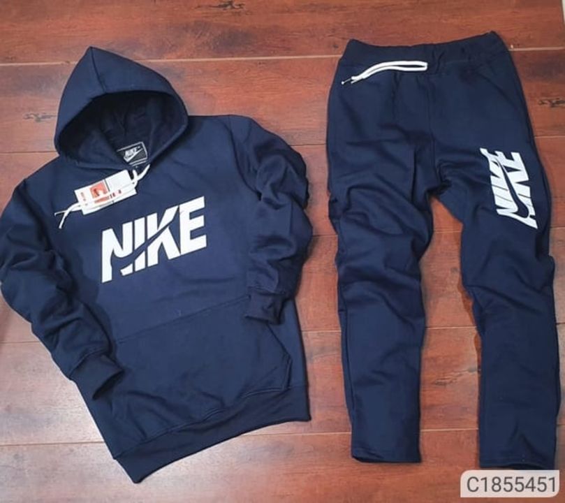 Fleece printed Regular Fit mens tracksuits uploaded by business on 1/22/2022