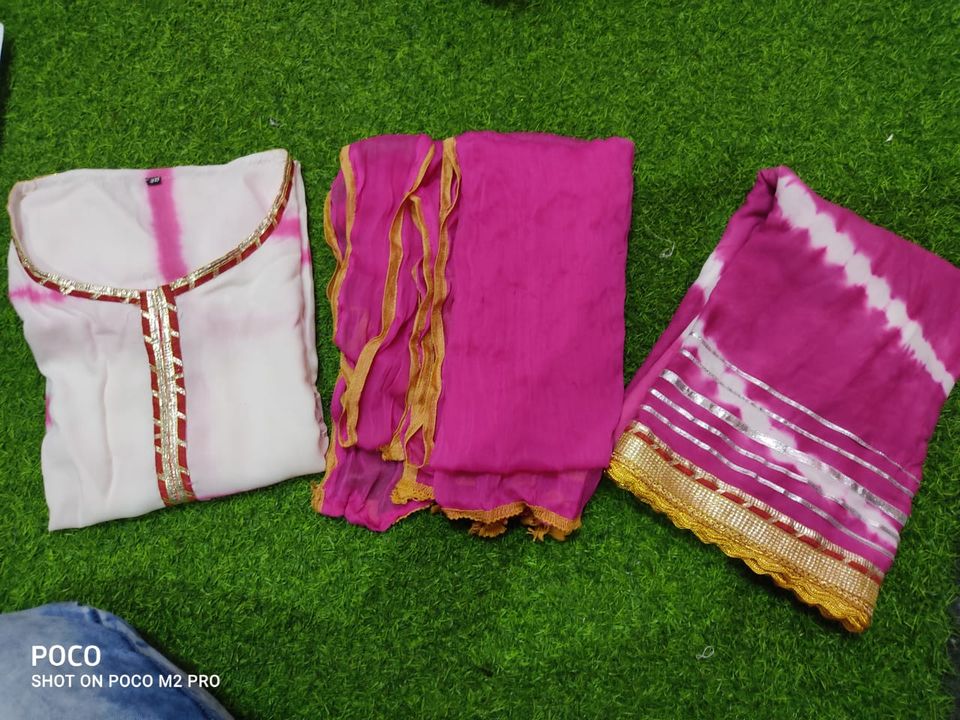 Short kurta skirt with duppta set  uploaded by business on 1/22/2022