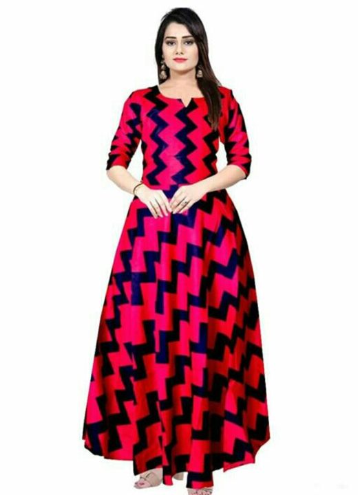 Craft Trendy Women Stylish Long Gown Kurti Tops uploaded by business on 1/22/2022
