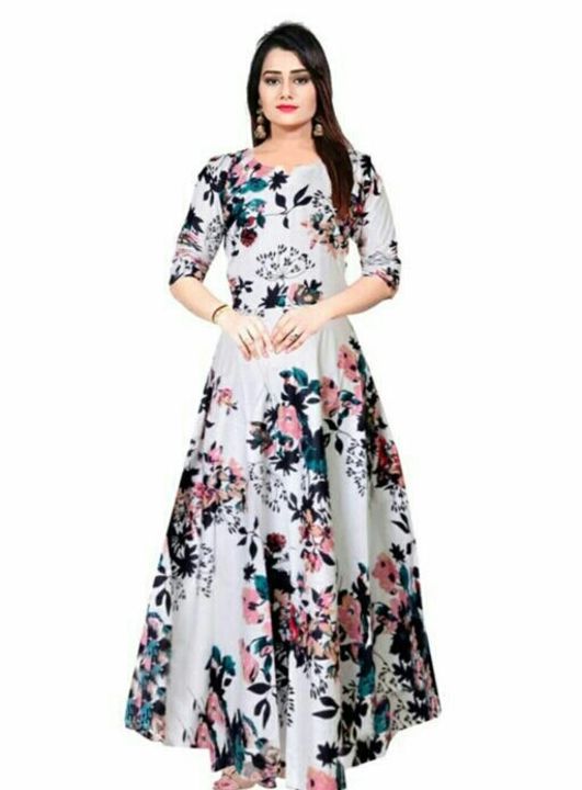 Post image I want 1 Pieces of Craft Trendy Women Stylish Long Gown Kurti Tops.
Below are some sample images of what I want.