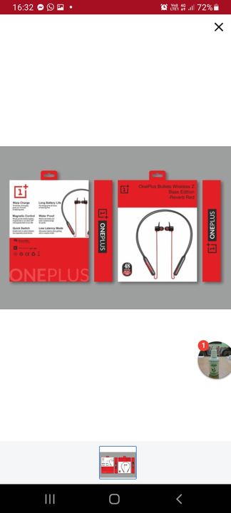 Oneplus neckband  uploaded by business on 1/22/2022