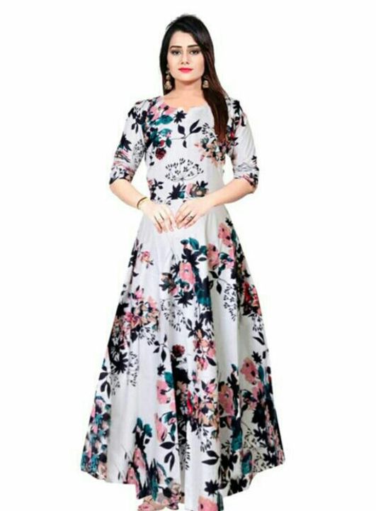 Post image I want 310 Pieces of Cotton Craft Trendy Women Stylish Long Gown Kurti Tops
Fabric: Rayon
Sleeve Length: Three-Quarter Sl.
Below are some sample images of what I want.