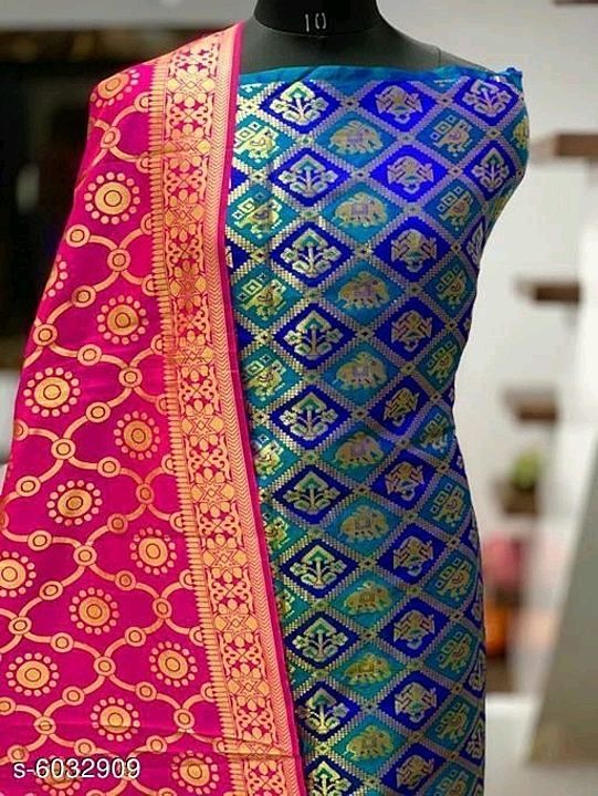 Adrika Voguish Salwar Suits & Dress Materials

Top Fabric: Jacquard + Top Length: 2 Meters
Bottom Fa uploaded by AD saree and kurti  on 10/3/2020