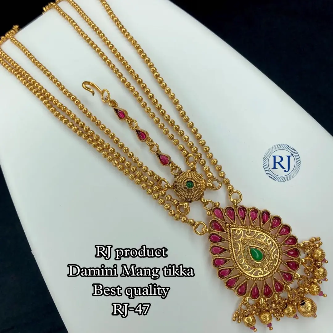 Damini mang tikka uploaded by Radhe jewellery  on 1/22/2022
