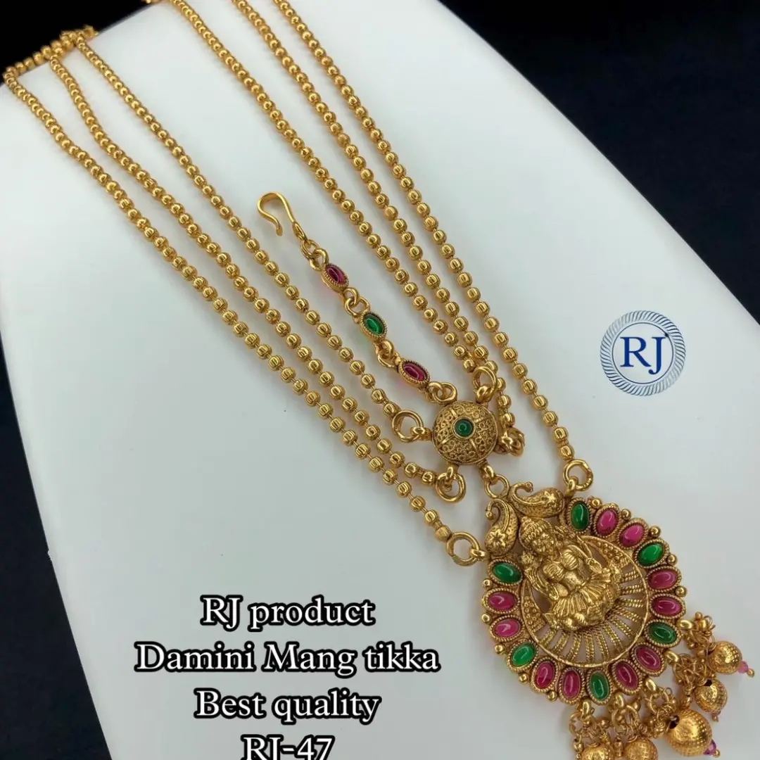 Damini mang tikka uploaded by Radhe jewellery  on 1/22/2022