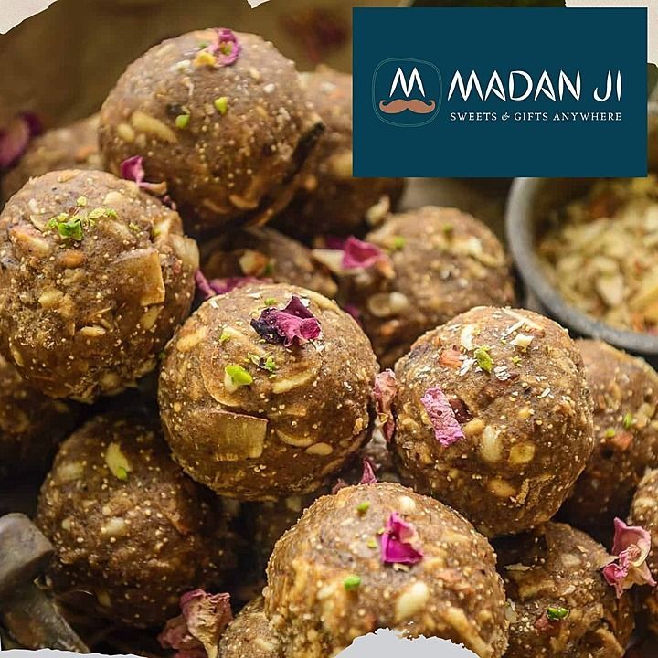 Gond Laddu with immune booster ingredients uploaded by Madan Ji Sweets & Gift on 10/3/2020