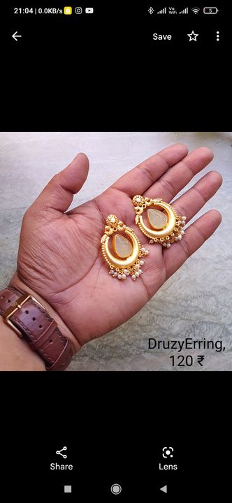 Post image Hi 
I'm looking for Druzzy earrings
Only manufacturers ot wholesalers
Resellers stay away please