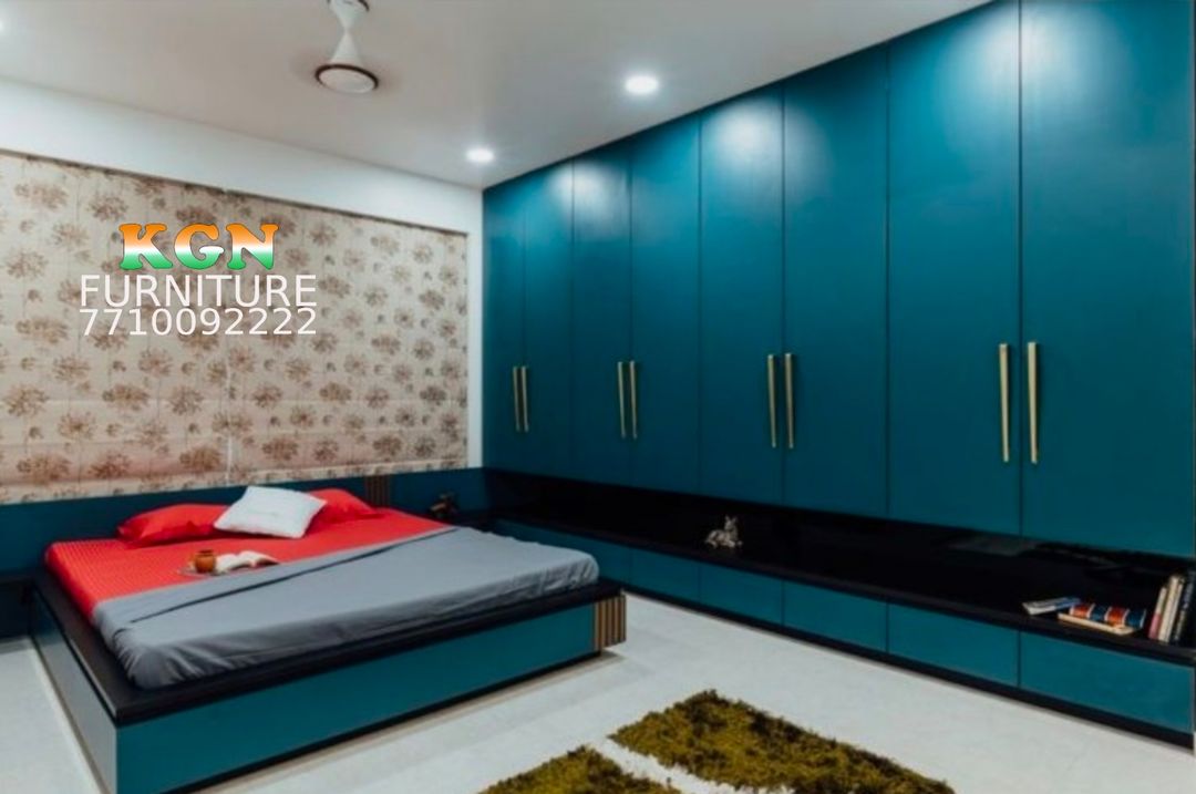 Stylish bedroom furniture set lowest budget uploaded by KGN furnitures on 1/22/2022
