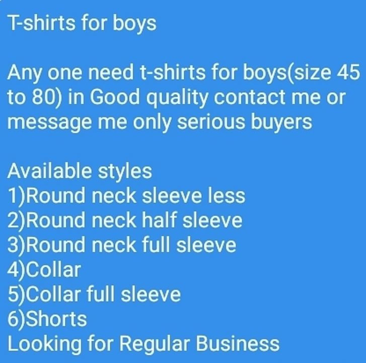 T-shirts  uploaded by business on 10/3/2020