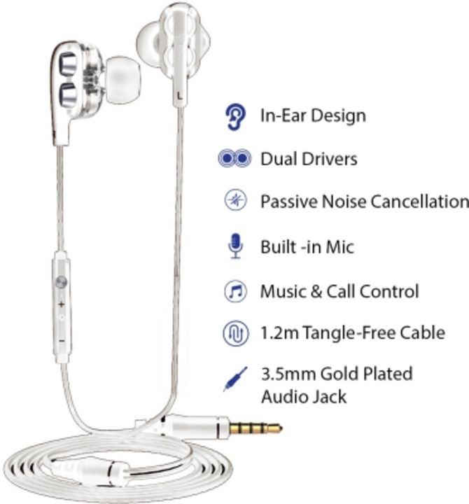 Spn 999 double speaker earphone uploaded by Tamilan gadgets on 1/23/2022