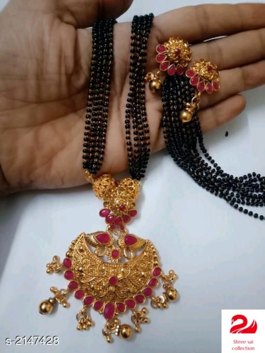 Elegant gold plated mangalsutra uploaded by business on 1/23/2022