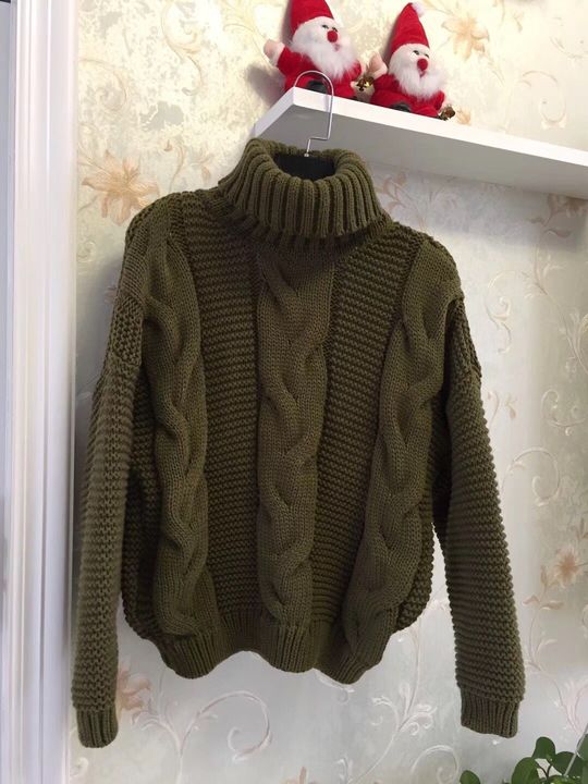  neck pullover😍
Heavy knitting 
 uploaded by business on 1/23/2022