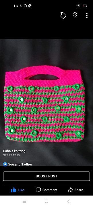 Post image हे ! चेककरे मेरा नया कलेक्शन Handmade woollen bag.