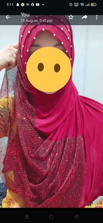 Instant hijab uploaded by Mukammal hijab on 1/23/2022