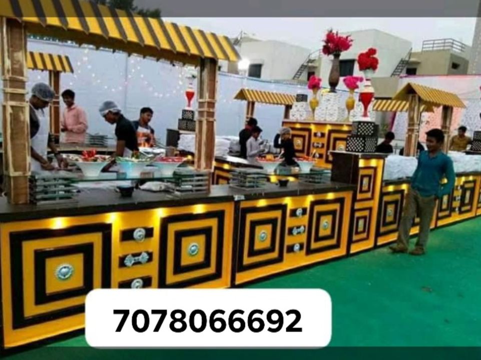 Post image New unique collections
.....................  Welcome to... #New_India_Handicrafts..
types of.. chat Counter, food counter, buffet, mocktail, cafe hut, all types catering counter available...in steel N wooden, N sofa chair furniture, display... manufacturer and supplier.
contact now.. 7078066692 w.app...
.
. #catering #caters #tent  #caterer #cateringservice #cateringevent #tent #tentoesdownchallenge﻿﻿ #tenthouse #tentcity #tentcamping #Buffet_Counter #Chat_counter #Display_counter #Coffee_cafe  #Dish_fruit_counter #Salad_counter #Pizza_Hut #Ice_cream_parlour #cafe_hut #mocktails #bar 
 items..