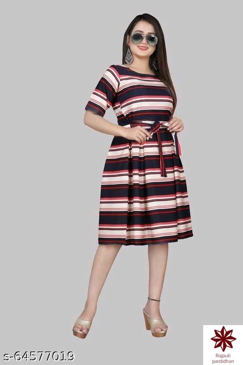 Post image Pretty Ravishing Women DressesFabric: CrepeSleeve Length: Short SleevesPattern: PrintedMultipack: 1Sizes:S, XL, L, M, XXL priz 399
