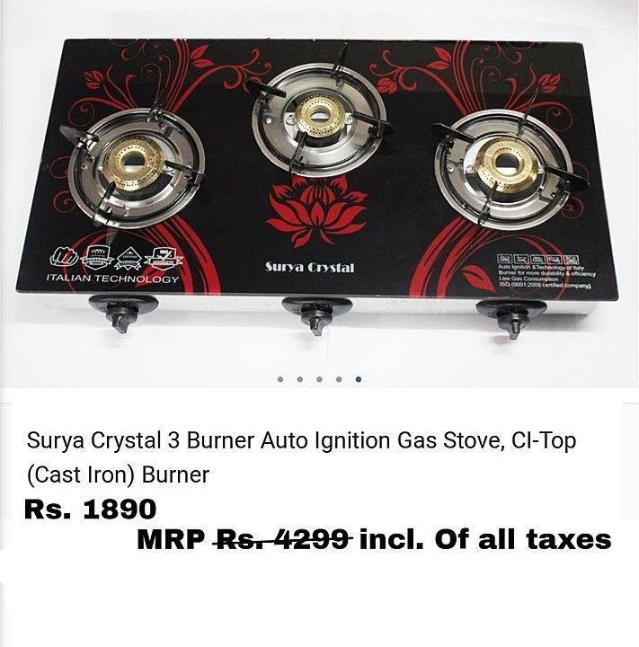 Gas stove  uploaded by Kasouti Gift Corner on 10/3/2020