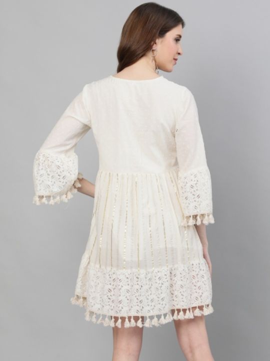 *Jay Jagannath* Ishin Women A-line White Dress

*Rs.2090(cod)*
*whatsapp.*

Size: XS, S, M uploaded by NC Market on 1/24/2022