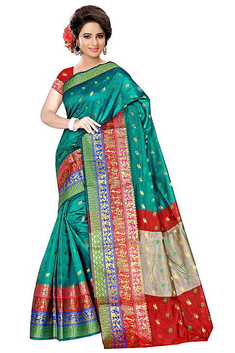Banarasi Dulhan silk saree with Blouse piece  uploaded by Shakti textiles on 10/3/2020