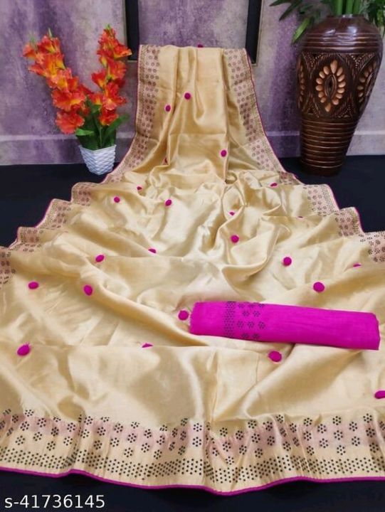 Pretty Sarees*
Saree Fabric: Silk uploaded by business on 1/24/2022