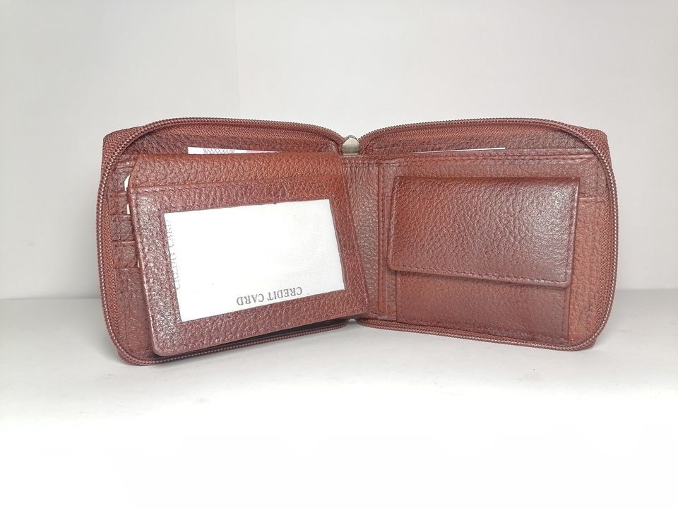 Round zeeper wallets .(100% Genuine Leather ) uploaded by Flex Leather Fashion on 1/24/2022