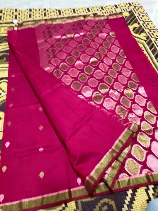 Chanderi handloom weavers saree uploaded by business on 1/24/2022
