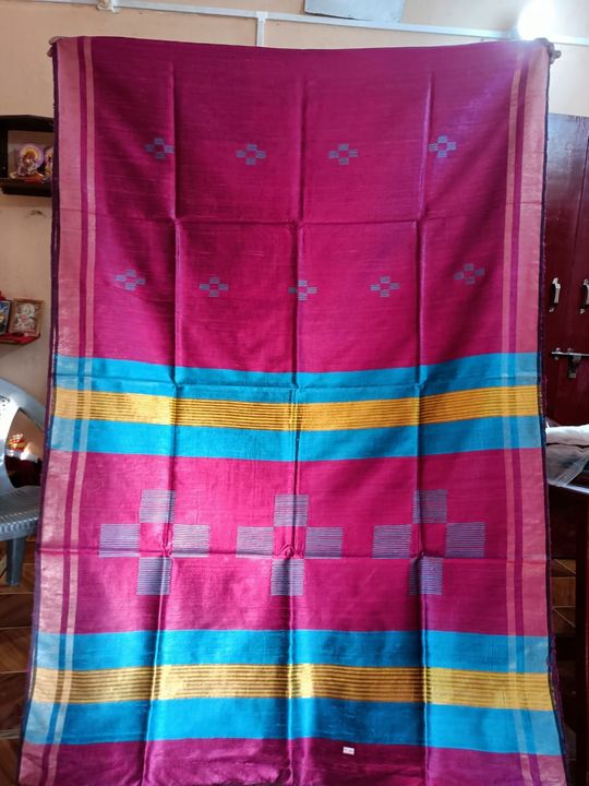 Hand woven pure silk saree uploaded by AADYA HANDLOOM on 1/24/2022