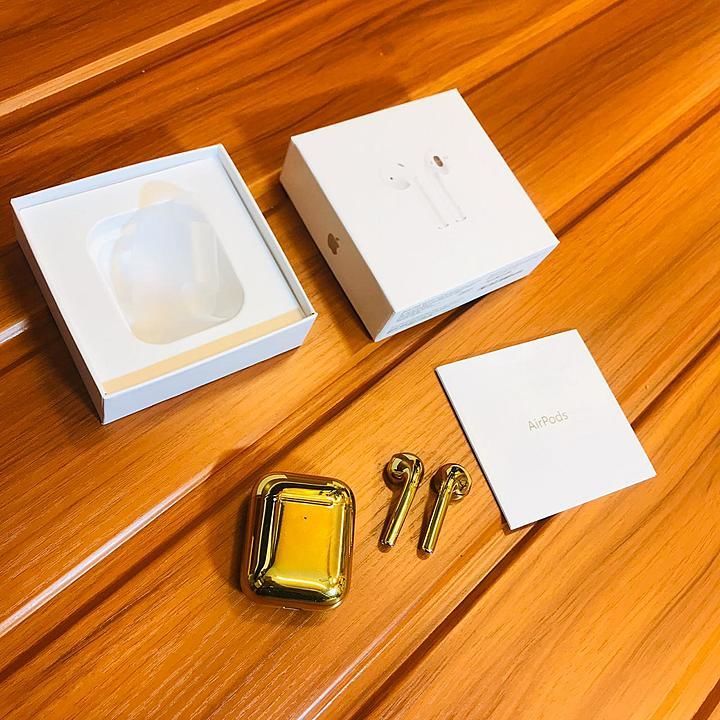 Airpods 2 gold uploaded by business on 10/3/2020