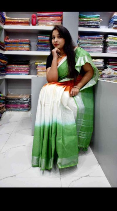 Linen and silk saree manufacture uploaded by business on 1/24/2022