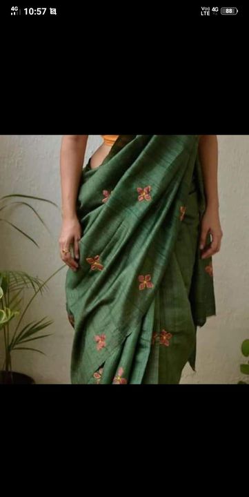  Chanderi silk  uploaded by Linen and silk saree manufacturer on 1/24/2022