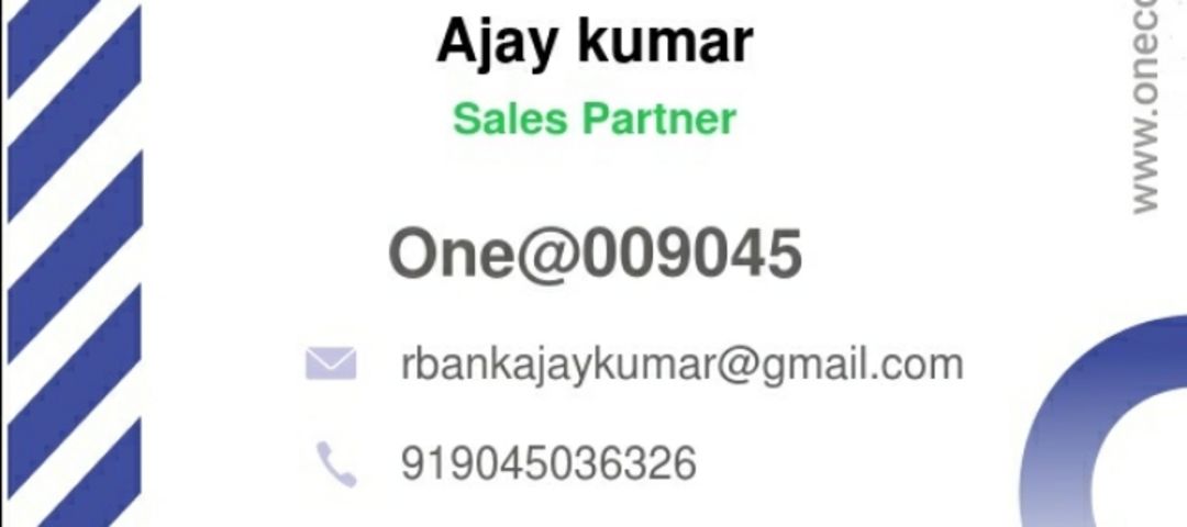 Visiting card store images of Ajay kumar (sales)
