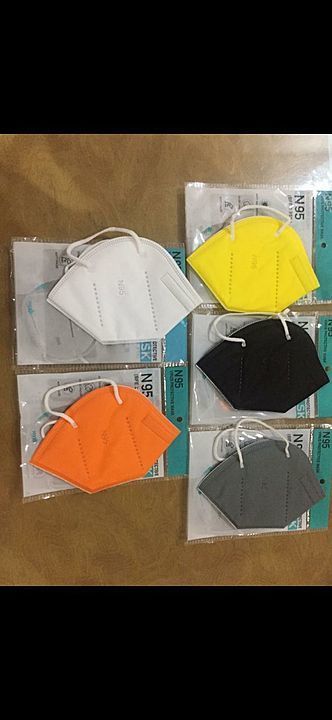 Good quality 5 layer mask. With a non irritating ear band .non woven .  uploaded by Ekhe patil and brothers on 10/3/2020