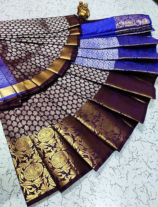 Kanjeevaram silk saree for wedding uploaded by Jia Boutiques on 10/3/2020