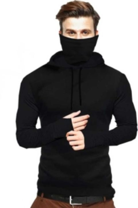 TRIPR Solid Men Hooded Neck T-Shirt uploaded by business on 1/24/2022
