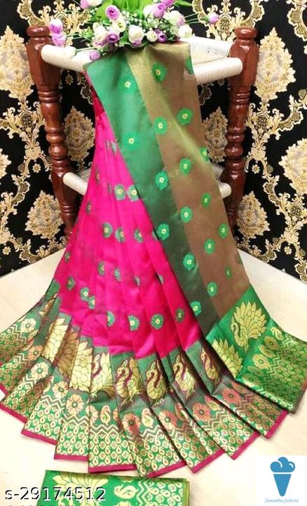  Catalog Name:*Beautiful Silk Saree* Saree Fabric uploaded by SAMANTHA FASHION STORY on 1/25/2022