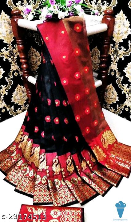  Catalog Name:*Beautiful Silk Saree* Saree Fabric uploaded by SAMANTHA FASHION STORY on 1/25/2022