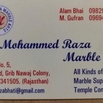 Business logo of Mohammed Raza Marble arts