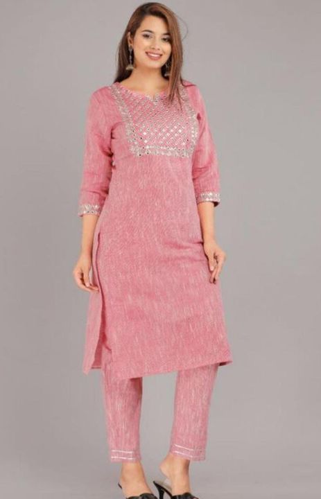 Kurti with pent uploaded by business on 1/25/2022