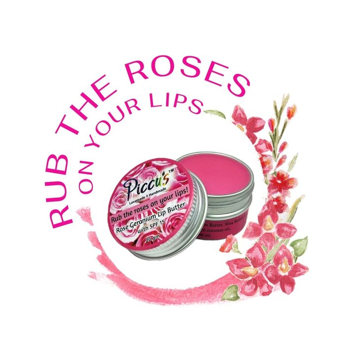 Rose-Geranium Lip Balm 20 gm uploaded by Piccu's on 1/25/2022