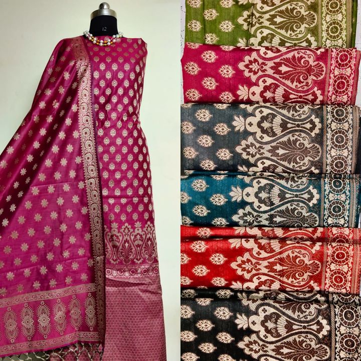 Post image Banarasi cotton suit full       Rs.750