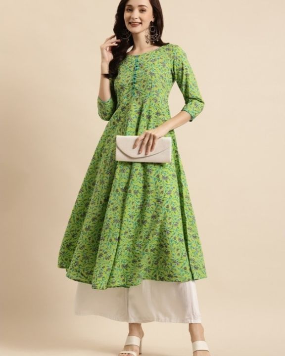 A-Line kurti uploaded by Jain collection on 1/25/2022