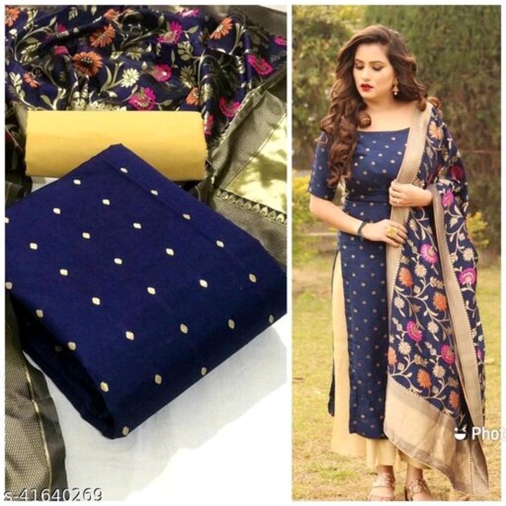 Casual Wear Suit & Dress Material
Top Fabric: Taffeta Silk + Top Length: 2 Meters uploaded by business on 1/25/2022