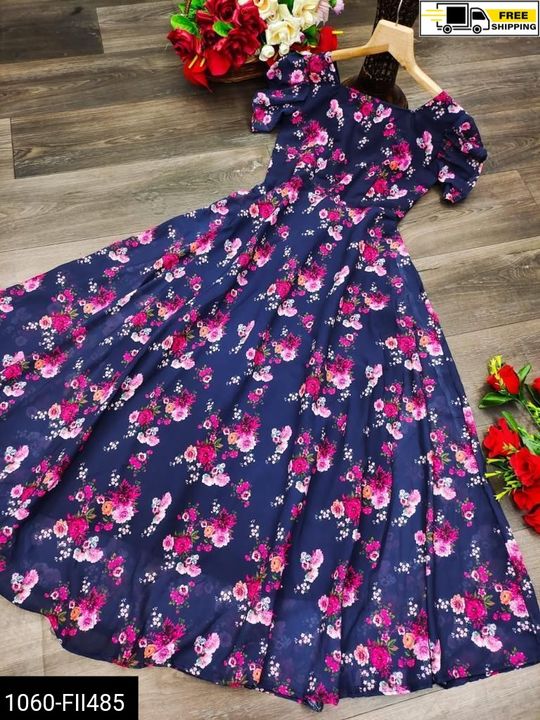 Maxi dress uploaded by Dhaarmi Fashion on 1/25/2022