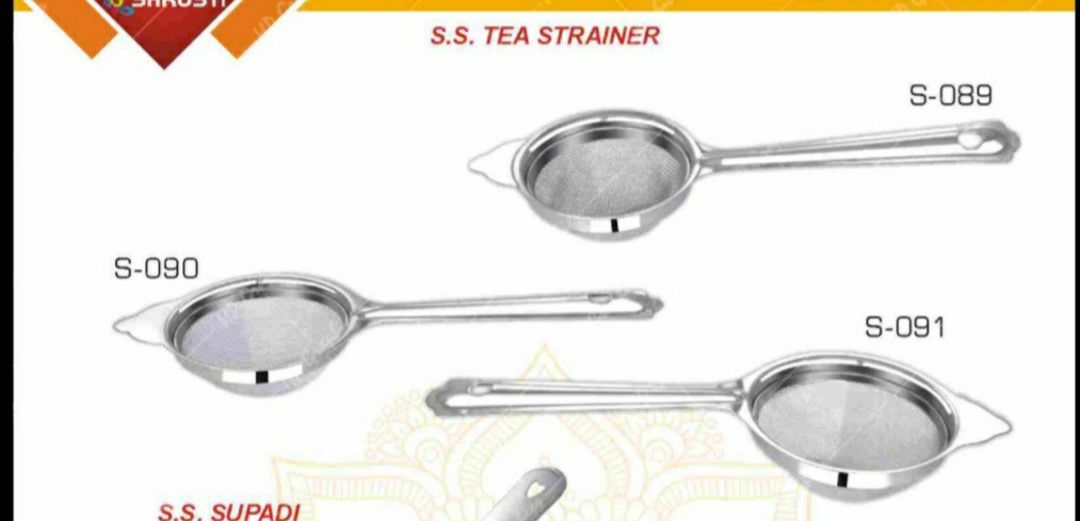 Tea strainer uploaded by Sai daya steel on 1/25/2022